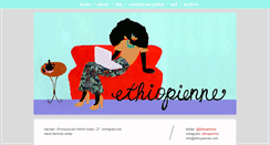 Desktop Screenshot of ethiopienne.com